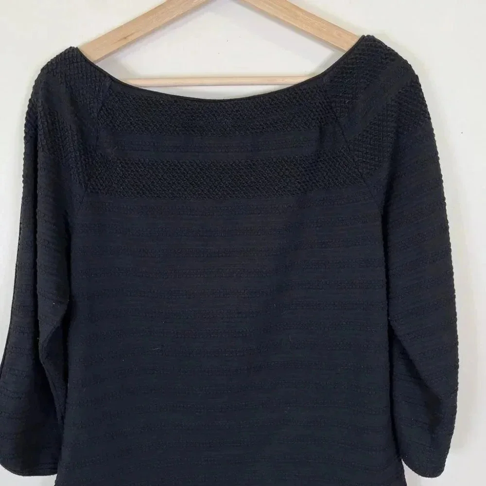 ANTHROPOLOGIE MEADOW RUE OFF SHOULDER TEXTURED TOP